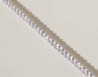 3 Carat Diamond Tennis Bracelet, 14k Gold Diamond Tennis Bracelet