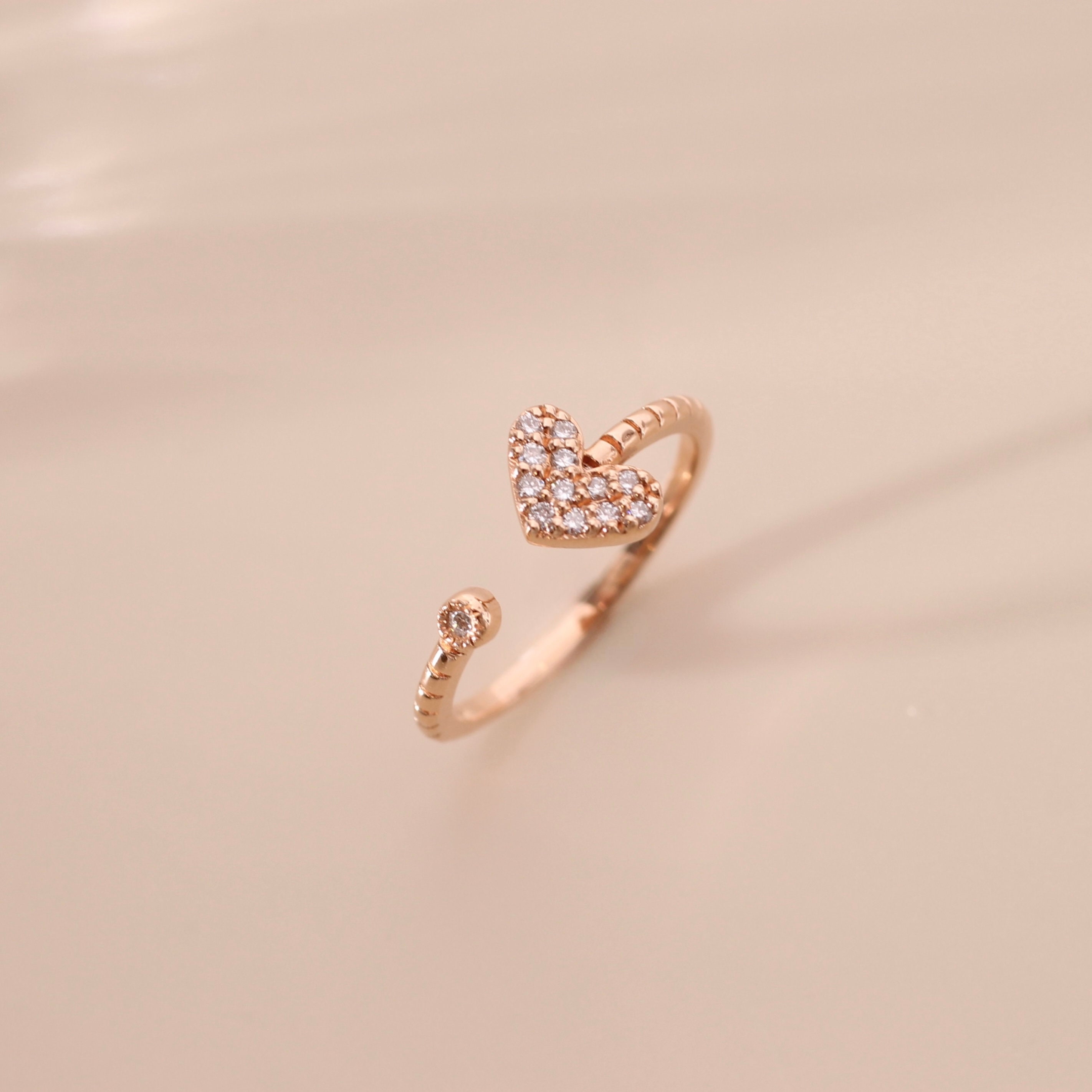 Kissing Hearts Diamond Heart Ring | Harry Ritchie's