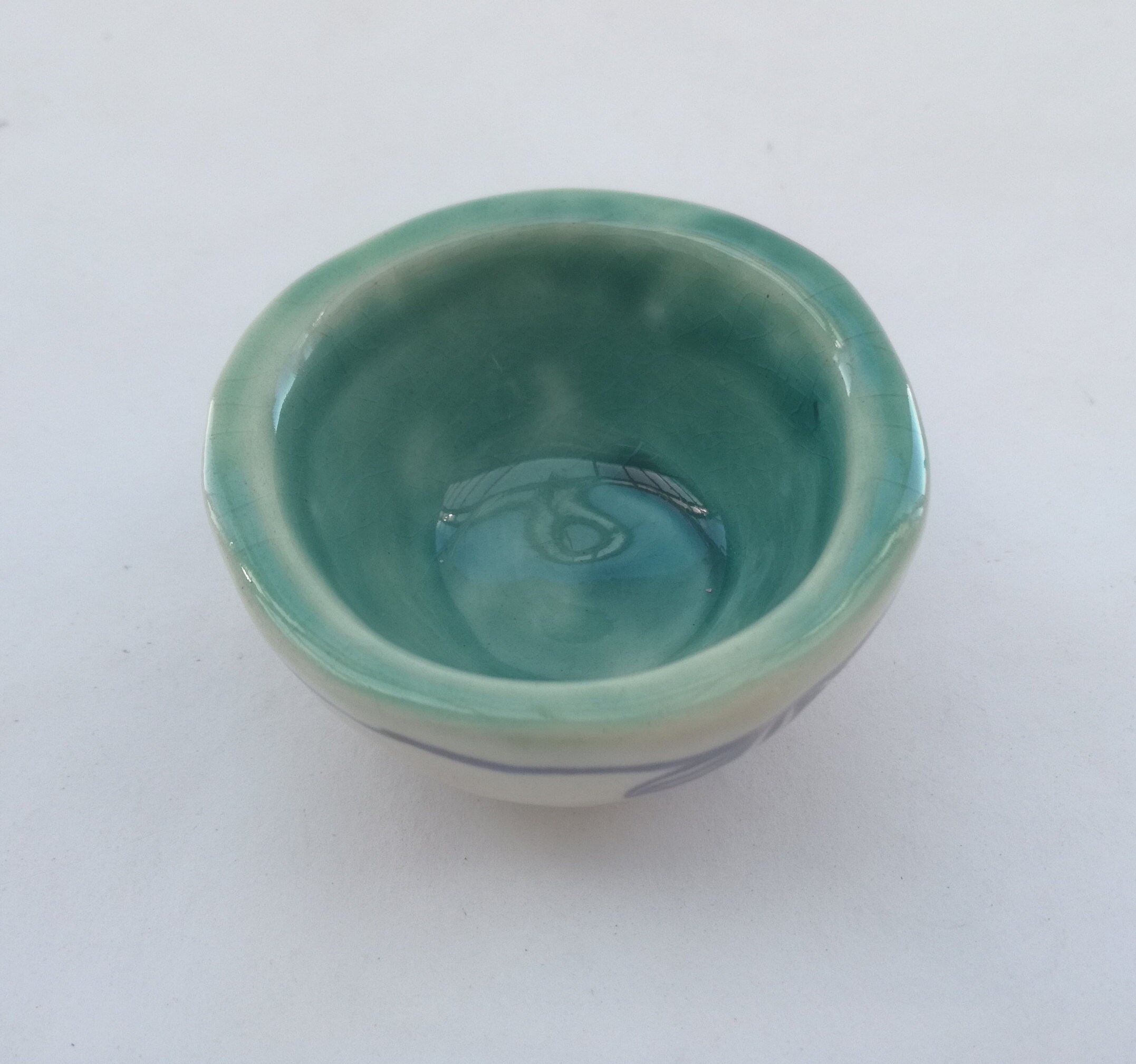 花柄陶器製エッグホルダー　rouchiさん専用 手作り陶器製エッグカップ：青い花柄陶器製エッグホルダー - Etsy 日本