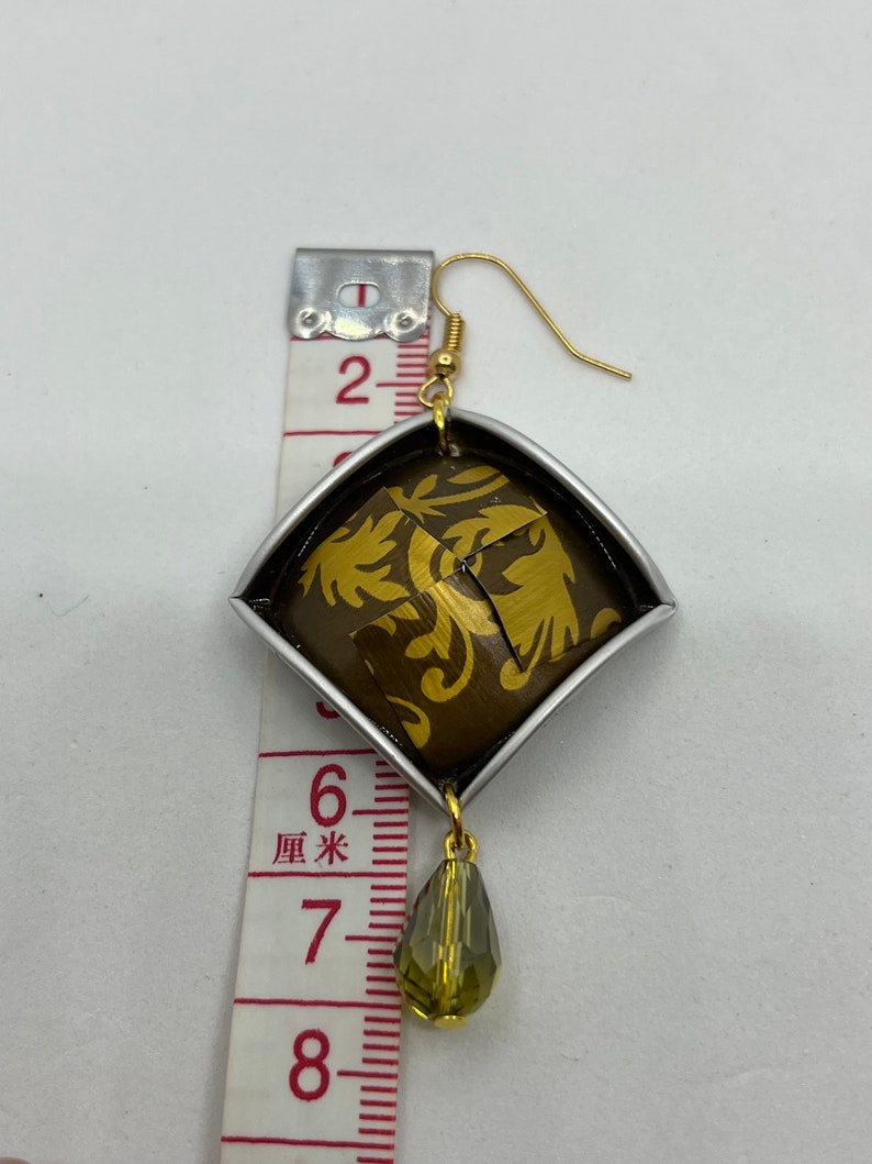 Orecchini Granulato Rombo In Argento 925 – Fatti A Mano In Sardegna, Fusione A Cera Persa, 3x3 Cm - 2