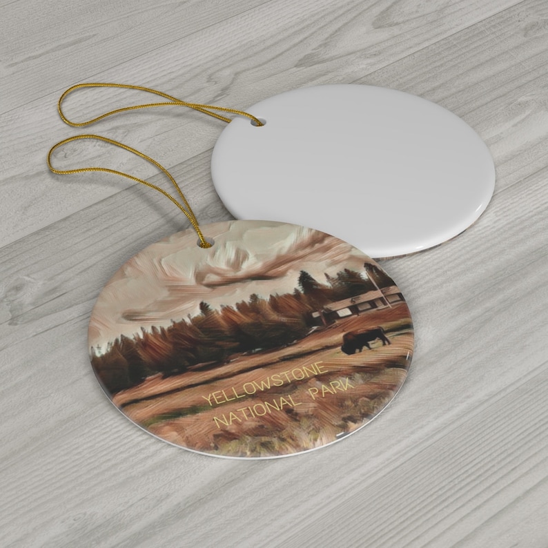 Cerement Yellowstone Christmas Ornament Etsy