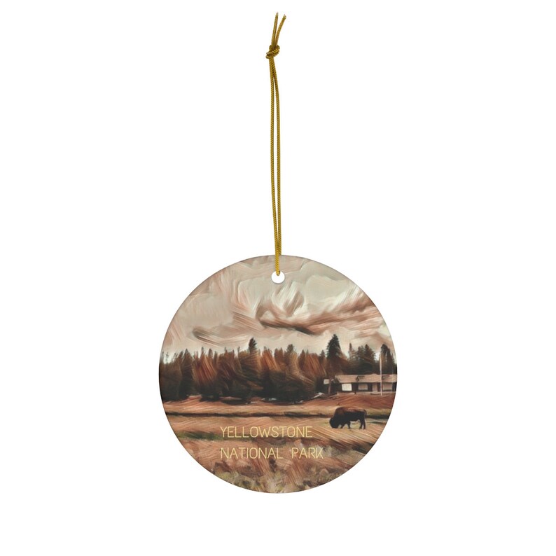 Cerement Yellowstone Christmas Ornament Etsy