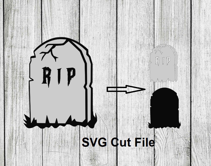 Grave Rip Drawing PNG Transparent SVG Vector