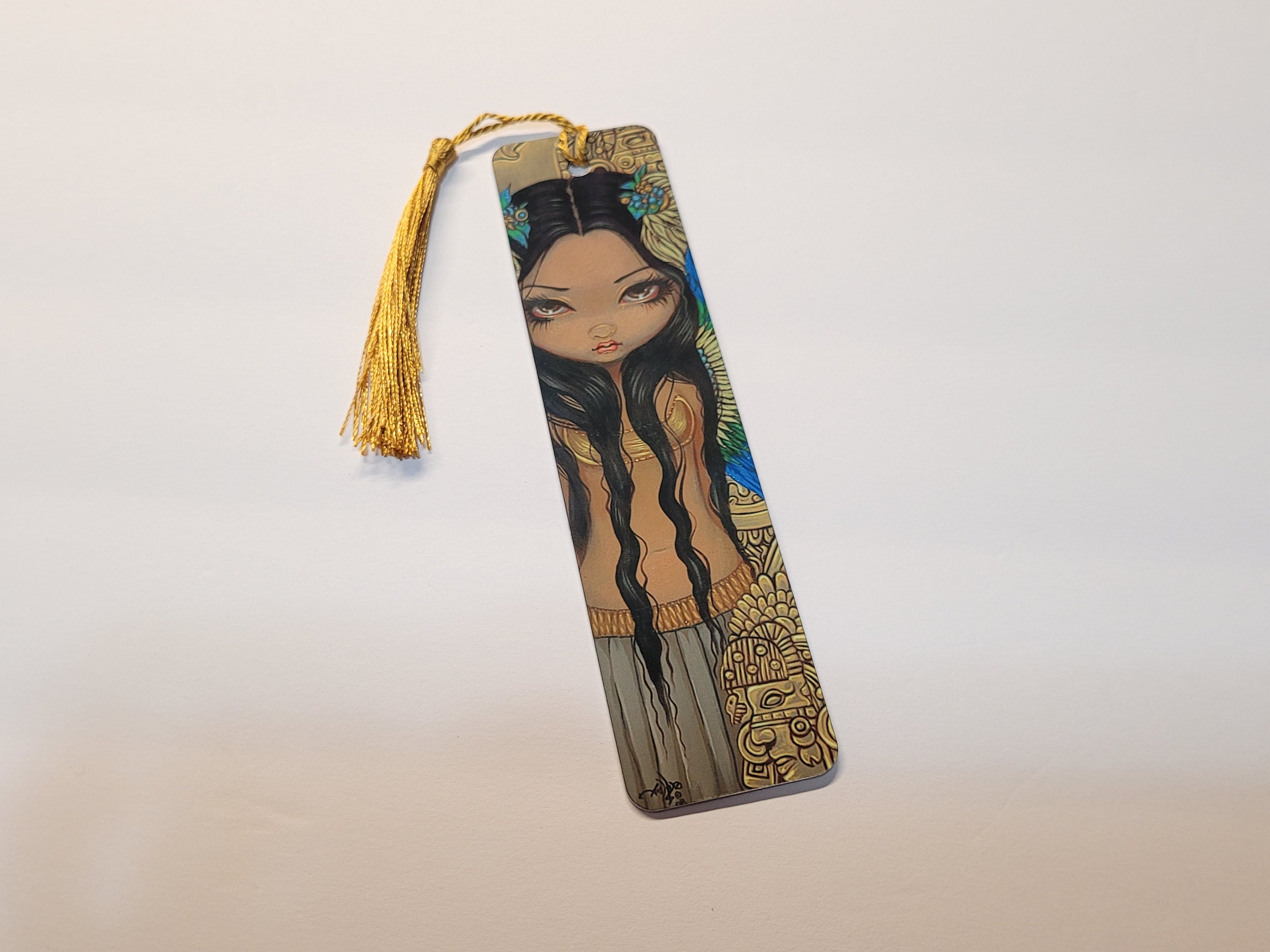 Aztec Princess Bookmark Art by Jasmine Becket-griffith Double Sided ...