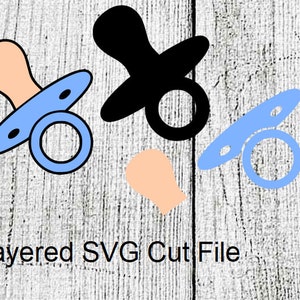 Baby napp napp Dummy lager SVG klippfil babyshower
