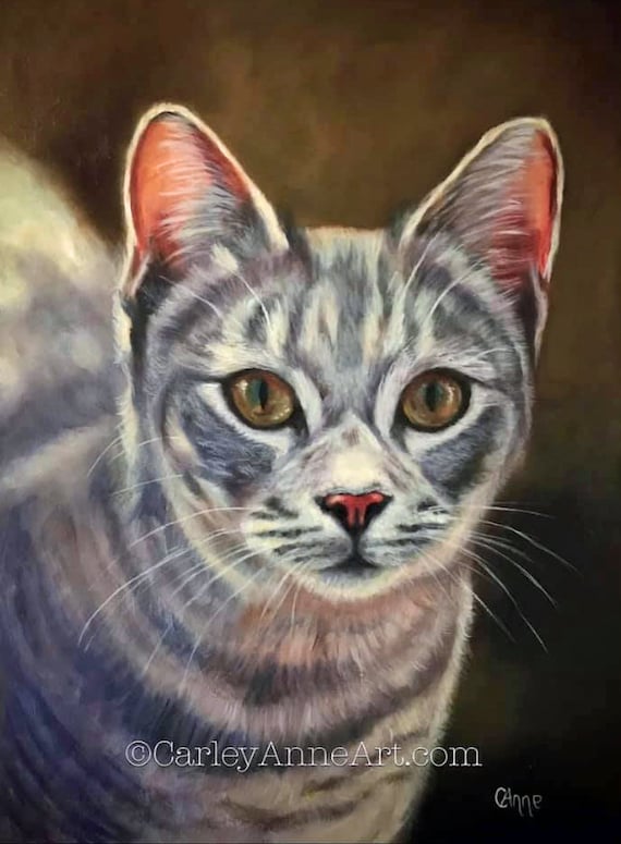 Pintura al óleo de gatos - España