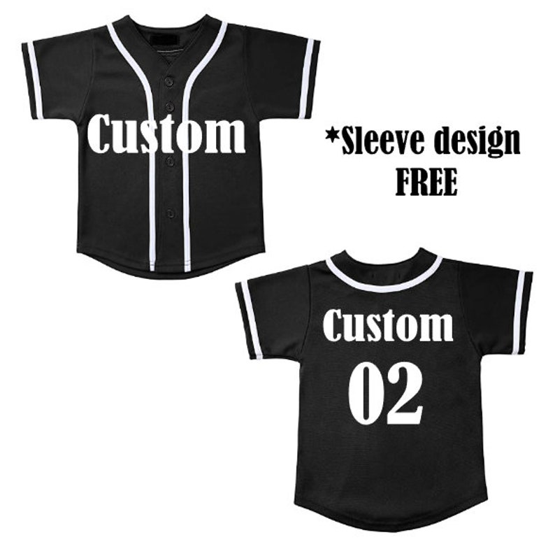 toddler baseball jersey personalized