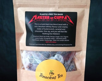 Tea Bags ~ Master of Cuppas, Butterscotch Whiskey Chocolate Black Tea Blend