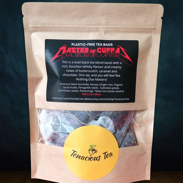 Tea Bags ~ Master of Cuppas, Butterscotch Whiskey Chocolate Black Tea Blend