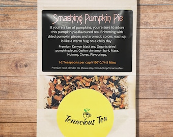 Smashing Pumpkin Pie ~ Autumnal Spiced Loose Black Tea Blend