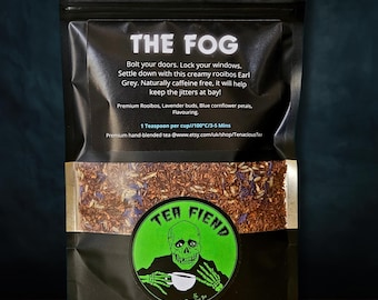 The Fog ~ Earl Grey Rooibos with Lavender Vanilla flavour, Decaf Tea Blend, Horror movie & Tea Lover Gift, Halloween