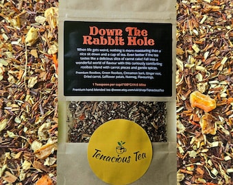 Down The Rabbit Hole ~ Carrot Cake Flavoured Rooibos Loose Tea Blend, Decaf Herbal