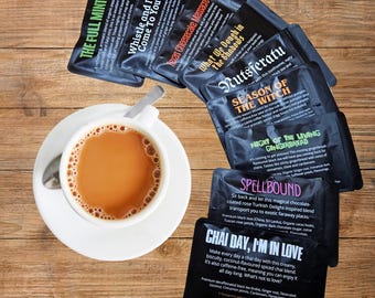 Loose Leaf Tea Sample Pouches, Black Green Rooibos Blends, Tea Lover Gift