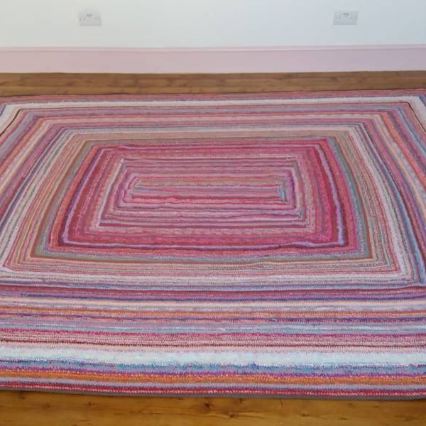 Large Crochet Rug Etsy