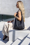 Leather hobo bag women, slouchy hobo bag, large leather bag, shoulder bags for women, soft leather handbag, hobo leather bag, shoulder bag product logo