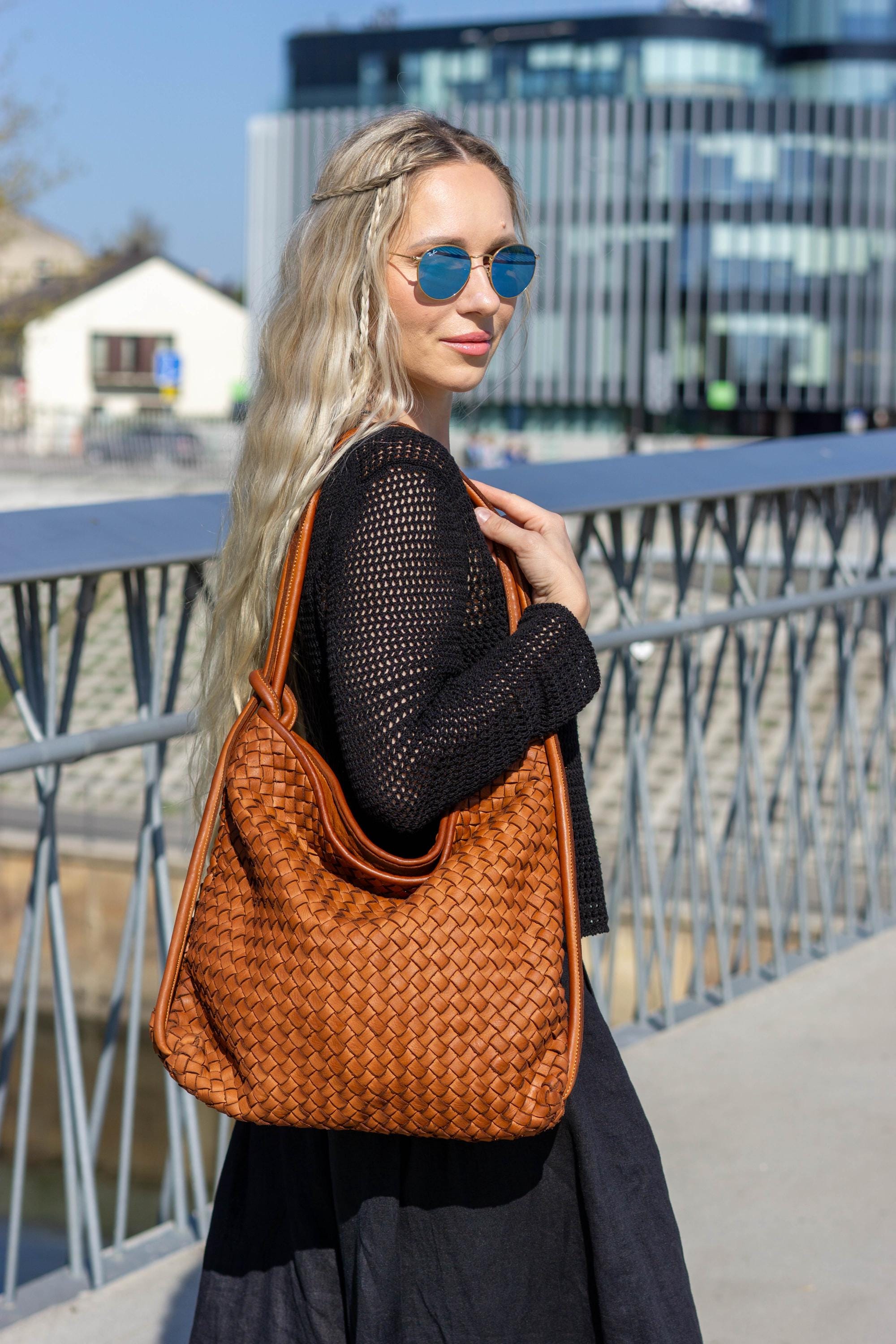 Backpack Purse - Boho Style Small Convertible Sling Bag With Woven :< HUANGGUOSHU Backpack Purse for Women - Boho Style Small  main image 2