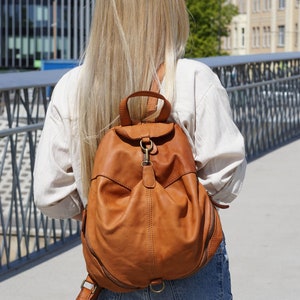 Convertible hobo backpack leather, soft leather backpack, leather backpack women, backpack leather women, backpacks for women vintage image 3