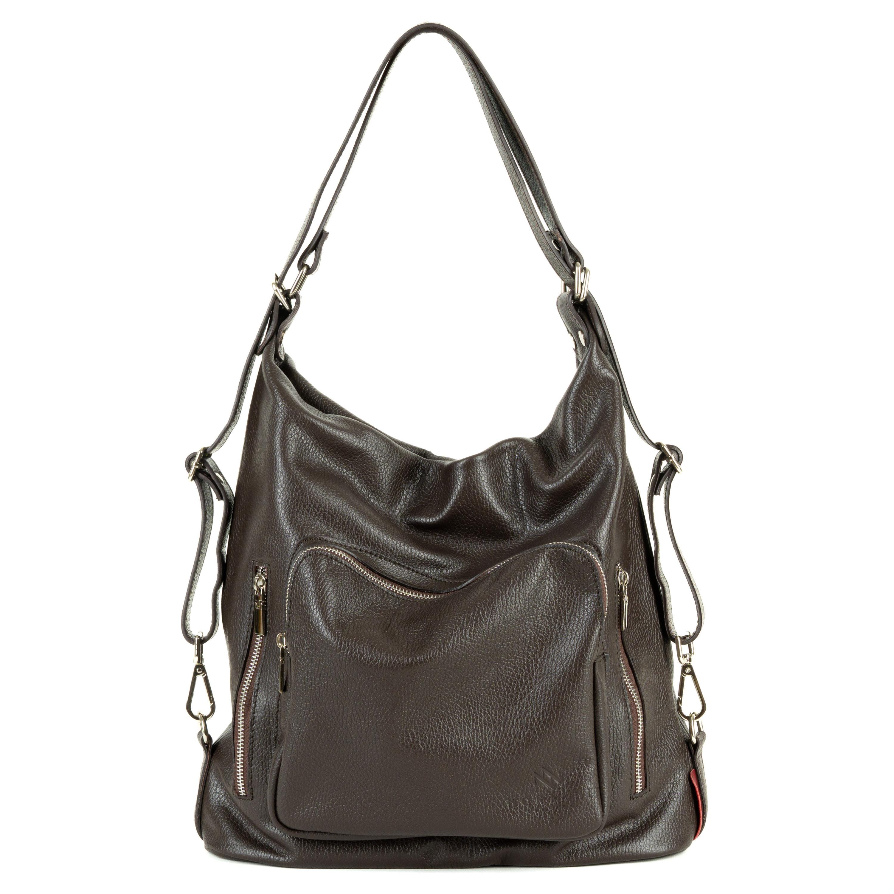 NWT New Hobo Appeal Convertible Backpack Purse Driftwood Leather Retired Rare Dorado Hobo Convertible Backpack – Old Trend main image 4