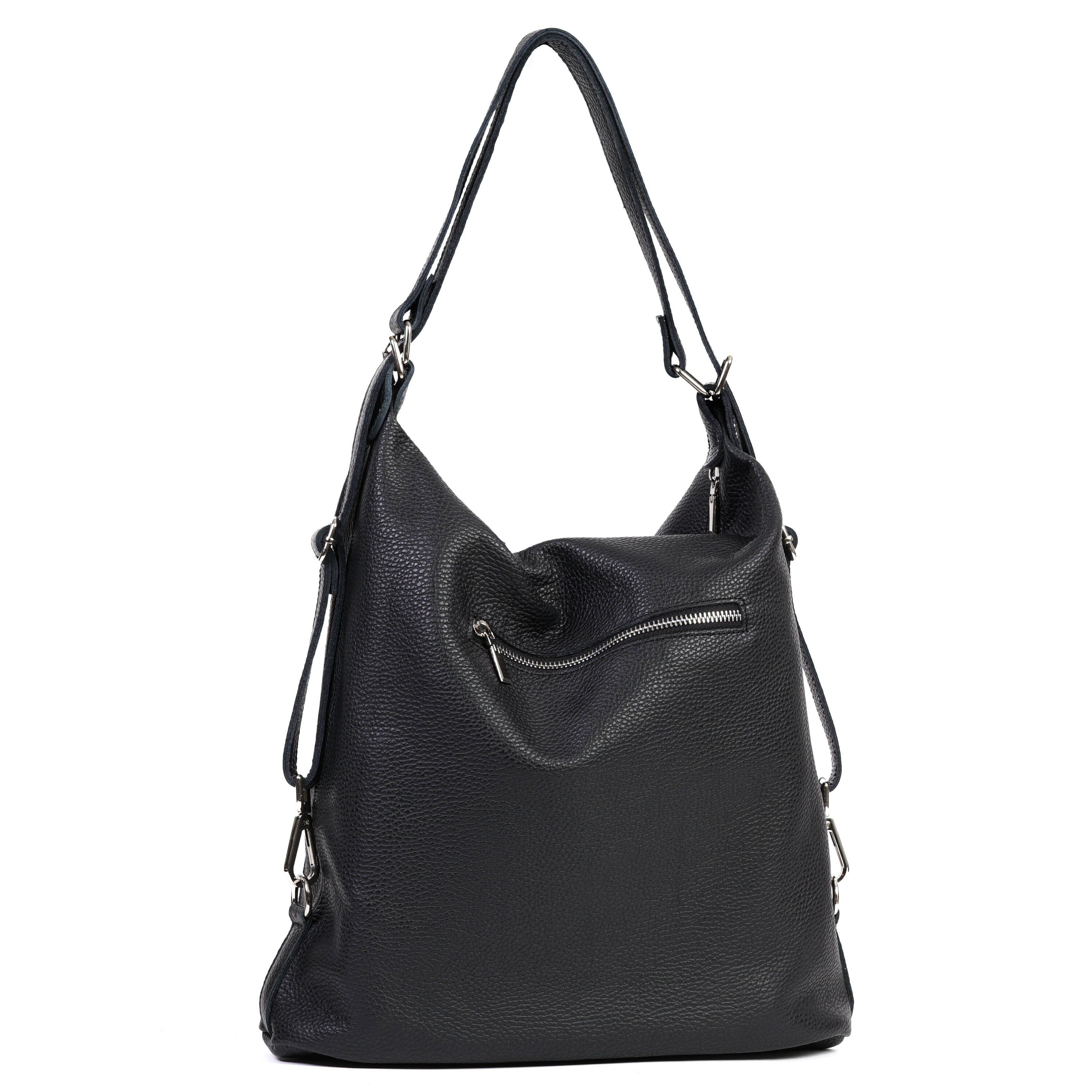 【PARTIMENTO】★ BUCKLE STRAP LEATHER HOBO BAG ★ 2 COLOR Moda Luxe Pattern Strap Hobo Purse | Pueblo Mall