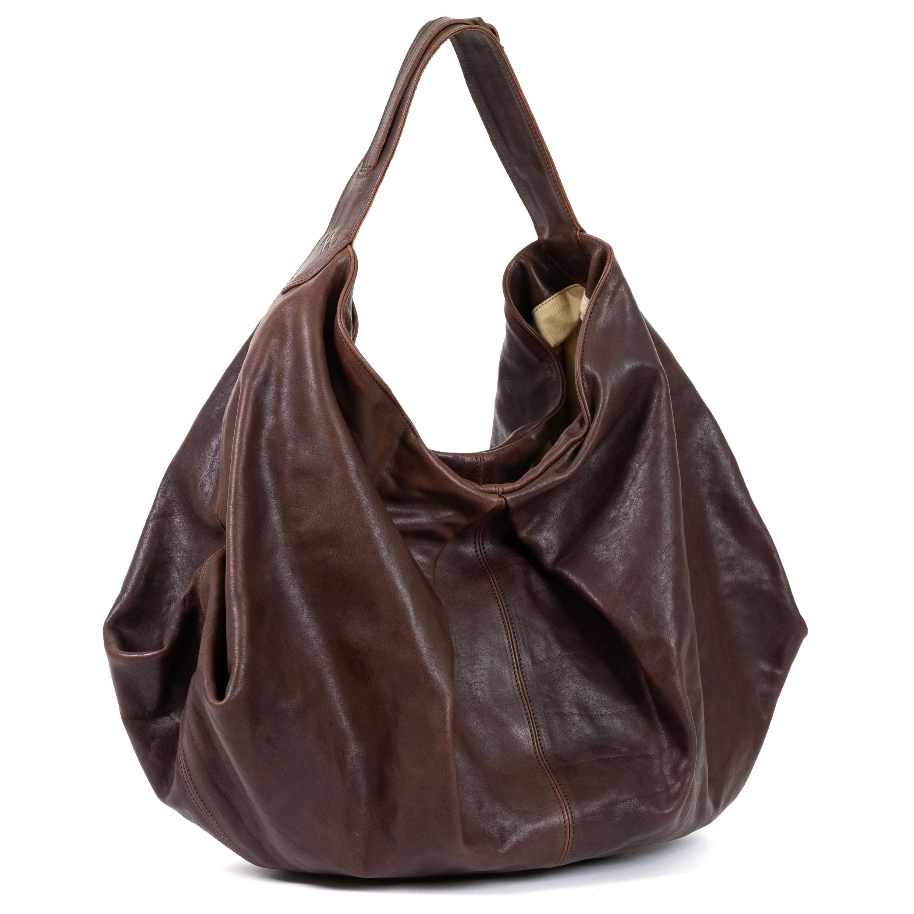 Vintage leather slouchy hobo bag large hobo bag women large vintage leather shoulder bags for women Black leather hobo bag