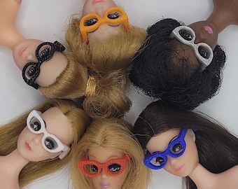 Dawn doll glasses - CAT eye - Assorted colors!