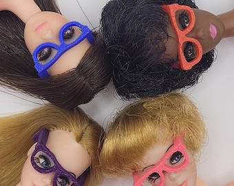 Dawn doll glasses - STANDARD style - Assorted colors!