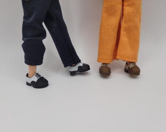 Dawn Doll Boy Shoes: Wingtip Dress Shoes for 6.5" Dolls