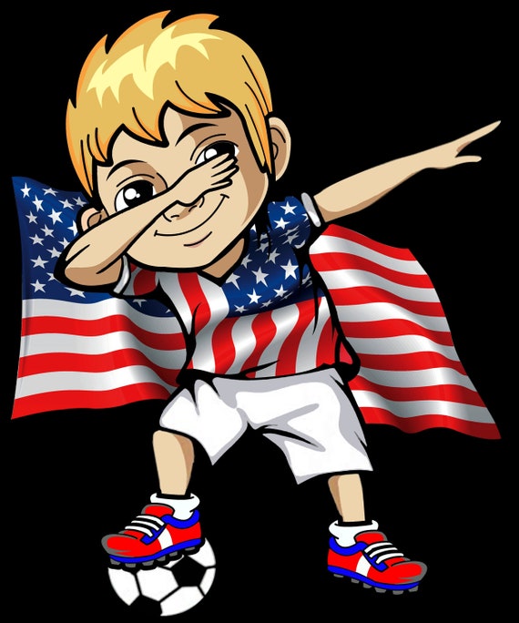 Dabbing American Boy Usa Flag Dance Meme Jersey Dab T Shirt Etsy