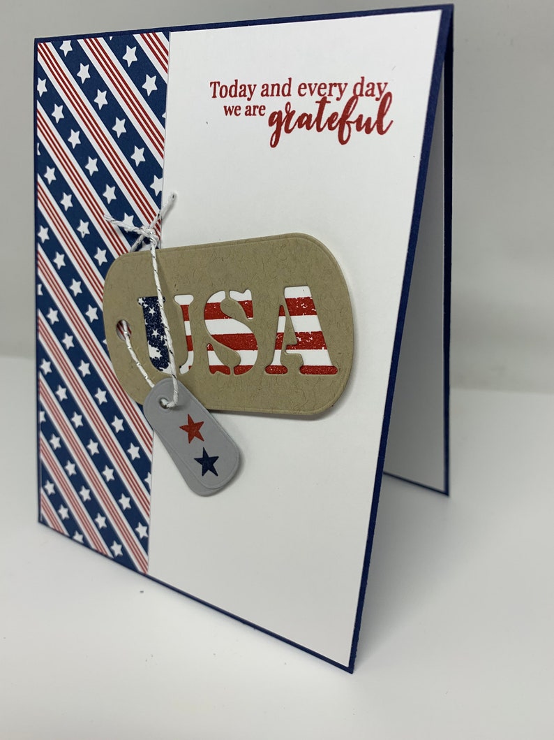 Handmade Military Appreciation Card Hero Collection | Etsy