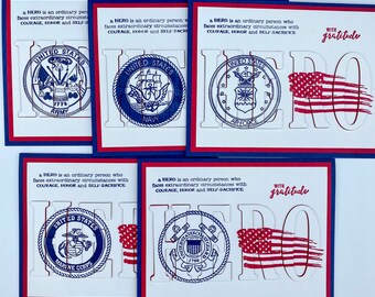 Handmade Americas Armed Forces Cards Handmade Americas Armed Forces Cards