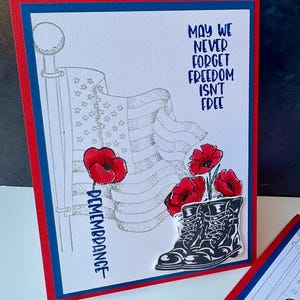 Handmade Memorial Day Poppy Remembrance Card | Hero Collectio