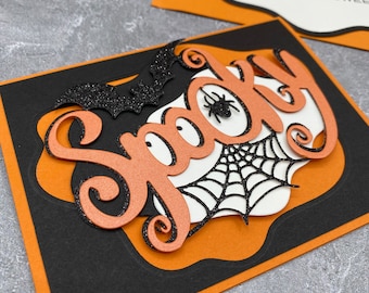 Handmade Spooky Halloween Card
