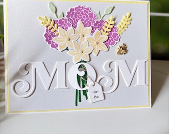 Handmade Mom-To-Be Baby Shower Card