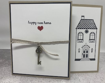 Handmade Happy New Home Card | Realtor to Client Congratulations | Realtor Thank You Cards