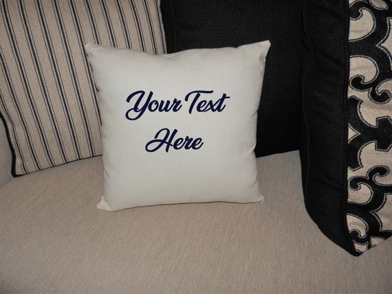 Elegant Custom Throw Pillow 16x16 Etsy