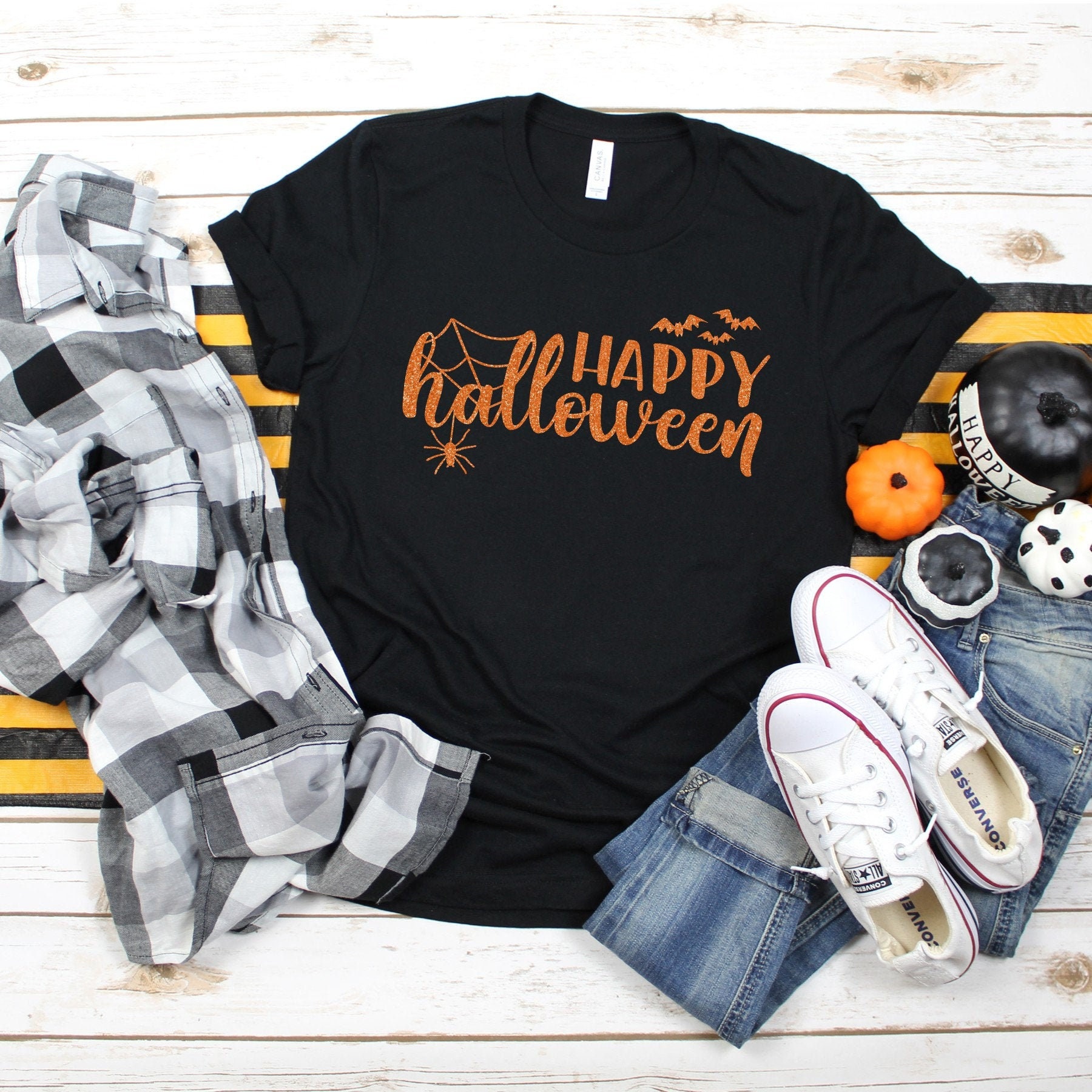 Happy Halloween Cute Halloween Shirt Women's Halloween | Etsy