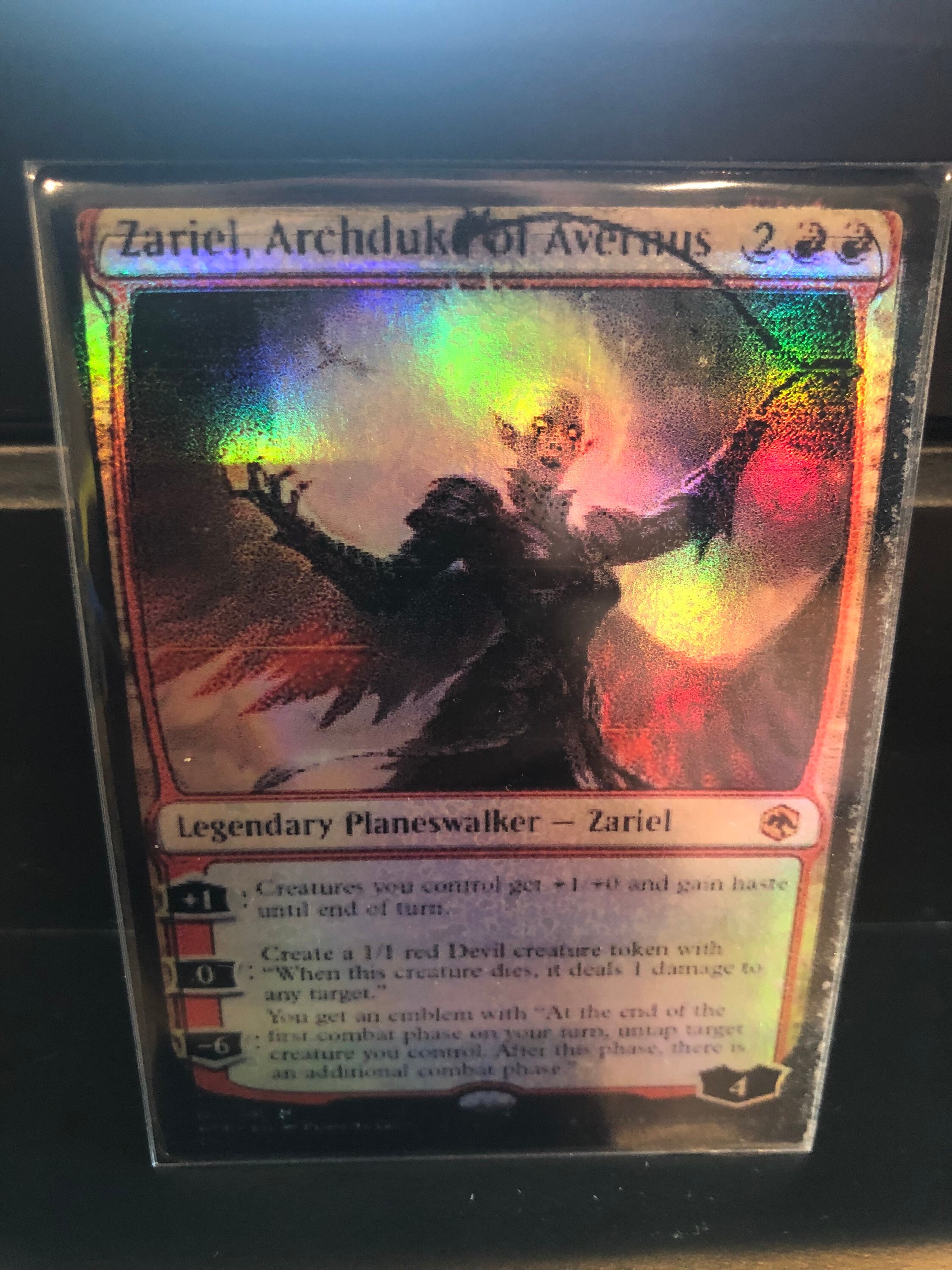 Zariel dungeons and dragons mtg foil proxy Etsy