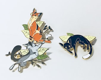 Warrior Cats Enamel Pins | Cat pin | Soft enamel pin