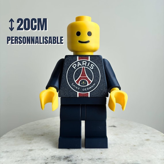 20cm PSG Paris Saint Germain Football Player Figurine - Name and