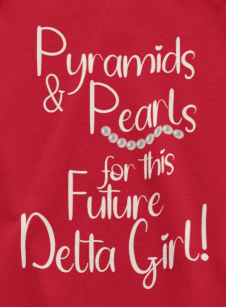 Pyramids & Pearls Future Delta Baby Bodysuit // DST Baby // Etsy
