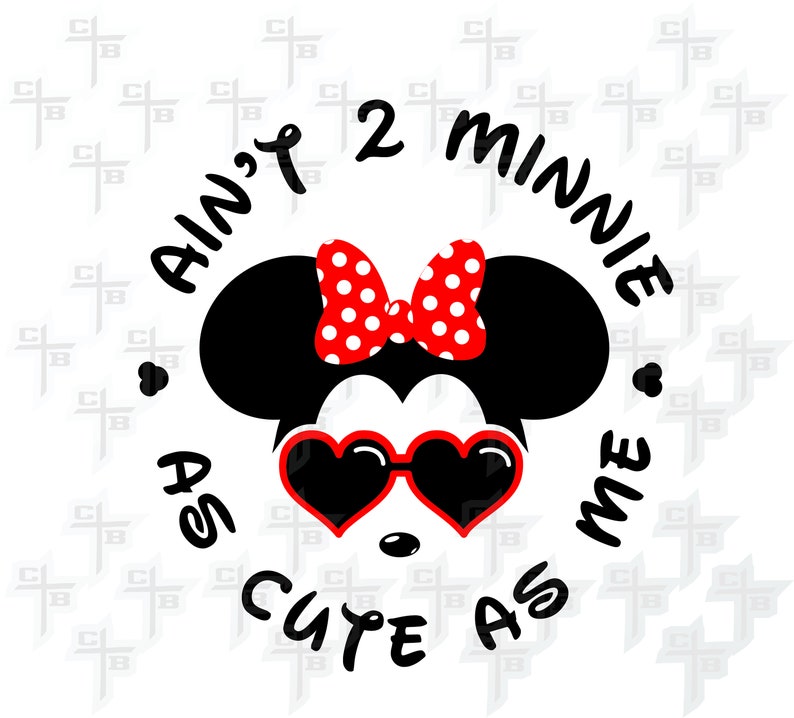 Download Cute Disney Minnie Mouse 2nd Birthday svg Hipster Svg PNG ...