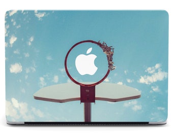 Hoop Shot Macbook Pro 16 15 M4 Plastic Case Basketball Lover Gift Mac Air M4 M2 Protective Sleeve Sport Fan Printed Macbook Case Sky Shot