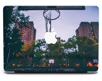 NYC Street Basketball Court Macbook Case Print Mac Air M2 M4 2025 Case Street Basketball Hood Photo Mac Pro 16 15 M4 Retina Plastic Sleeve