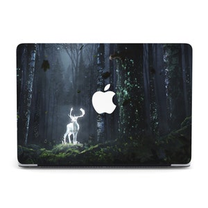 Forest Stag Magic Deer Fantasy Design Plastic Hard Case Cover for MacBook M3 Pro Air M3 2022 Air M2 Pro 14 16 2023 Retina Shell Case Cover