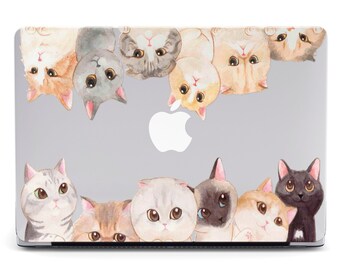 Pretty Little Kittens Clear Case For  MacBook Air M4 2025 Case Cute Art MacBook Pro M4 16 in Retina Protective Sleeve MacBook 14 16 M4 Case