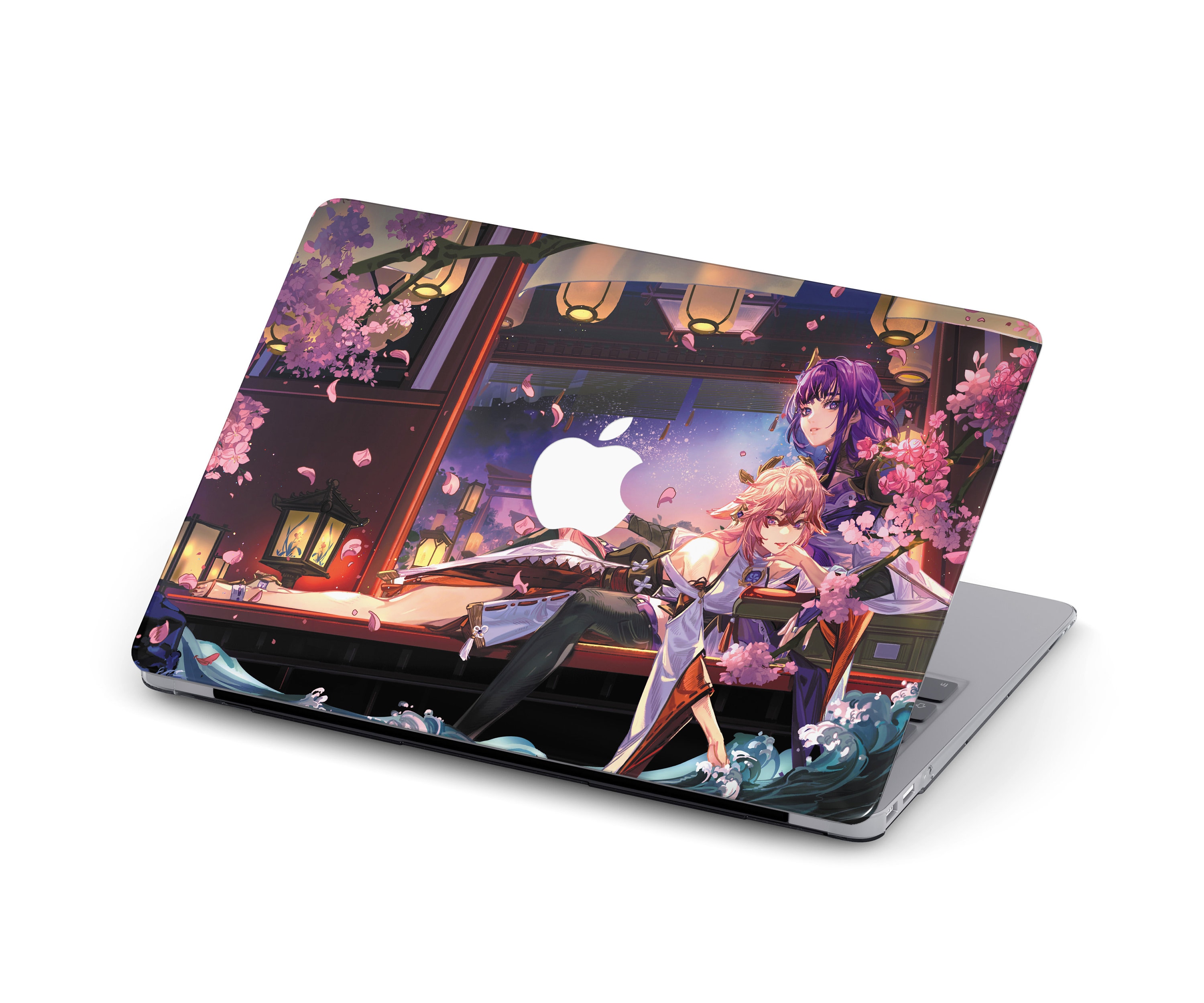 Genshin Anime Girl Art Inspired Impact Manga Yae Miko MacBook Case