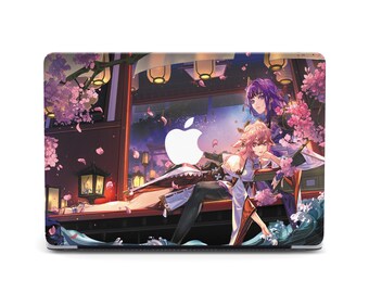 Genshin Anime Girl Art Inspired Impact Manga Yae Miko MacBook Case