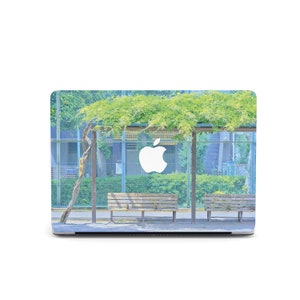 Japanese Street Print Macbook Pro 16 Case Lo-Fi Chill Vibes Mac Air M2 M4 Plastic Case Anime Park Macbook Pro Retina M4 15 Case