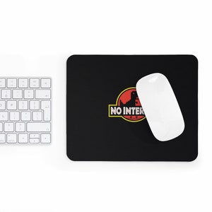 Funny No Internet Connection Google Dino Aka Jurassic Park Logo Art Design Mouse Pad Computer Mouse Mat Office Products Gift Idea KB00327_6