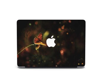 Mac Case Colorful Butterfly Insect Plastic Hard Shell Compatible Mac Air 11 Pro 13 15 Laptop 13 Inch Case Protection for MacBook 2016-2019 Version